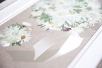押し花でアフターブーケの背景生成