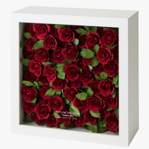 ドライフラワーで残すブーケ：グランデ白