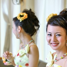 結婚式や成人式、イベントのヘアパーツ、髪飾り|ハート